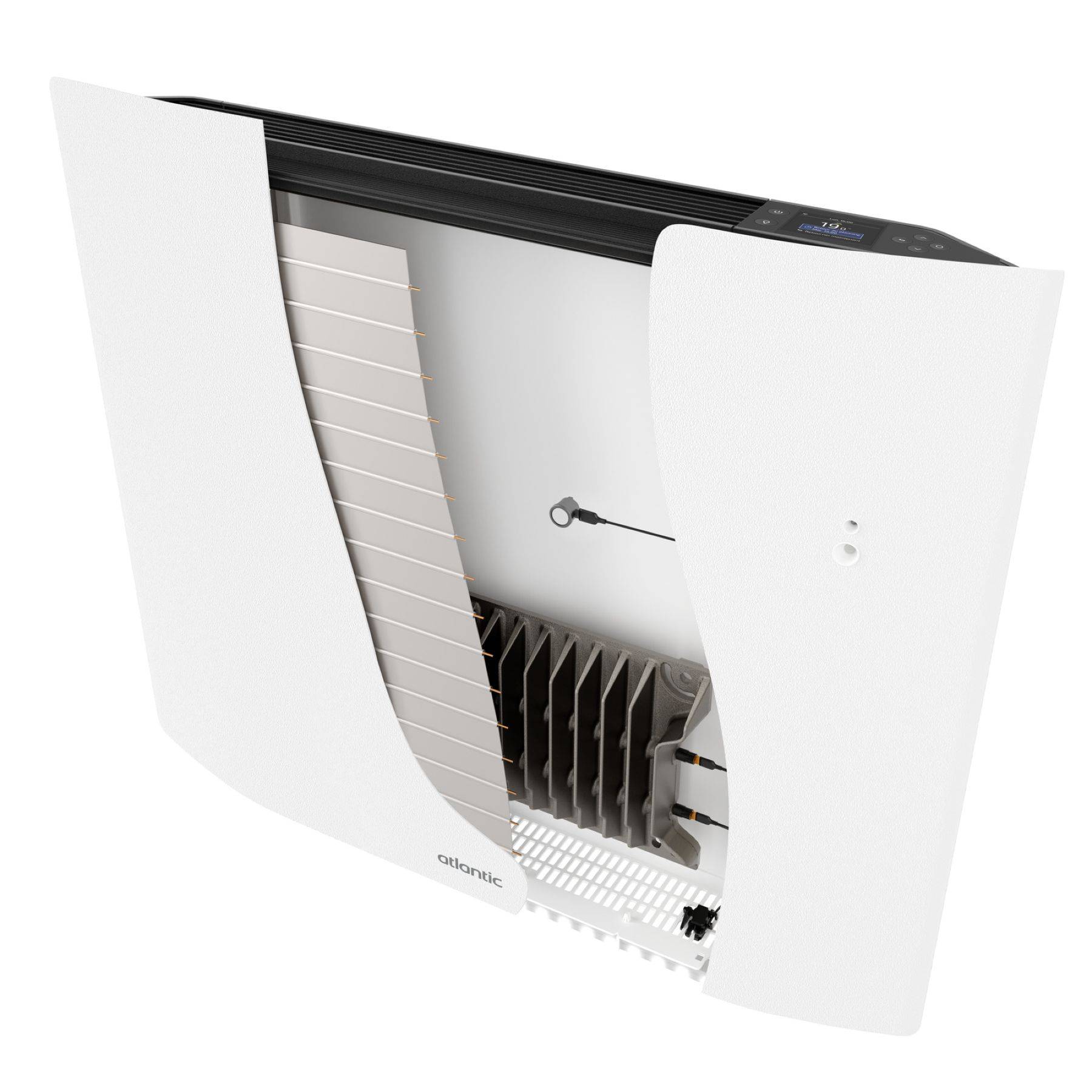 Radiateur DIVALI NEO PI connecté horizontal blc carat 0750W - Atlantic-2