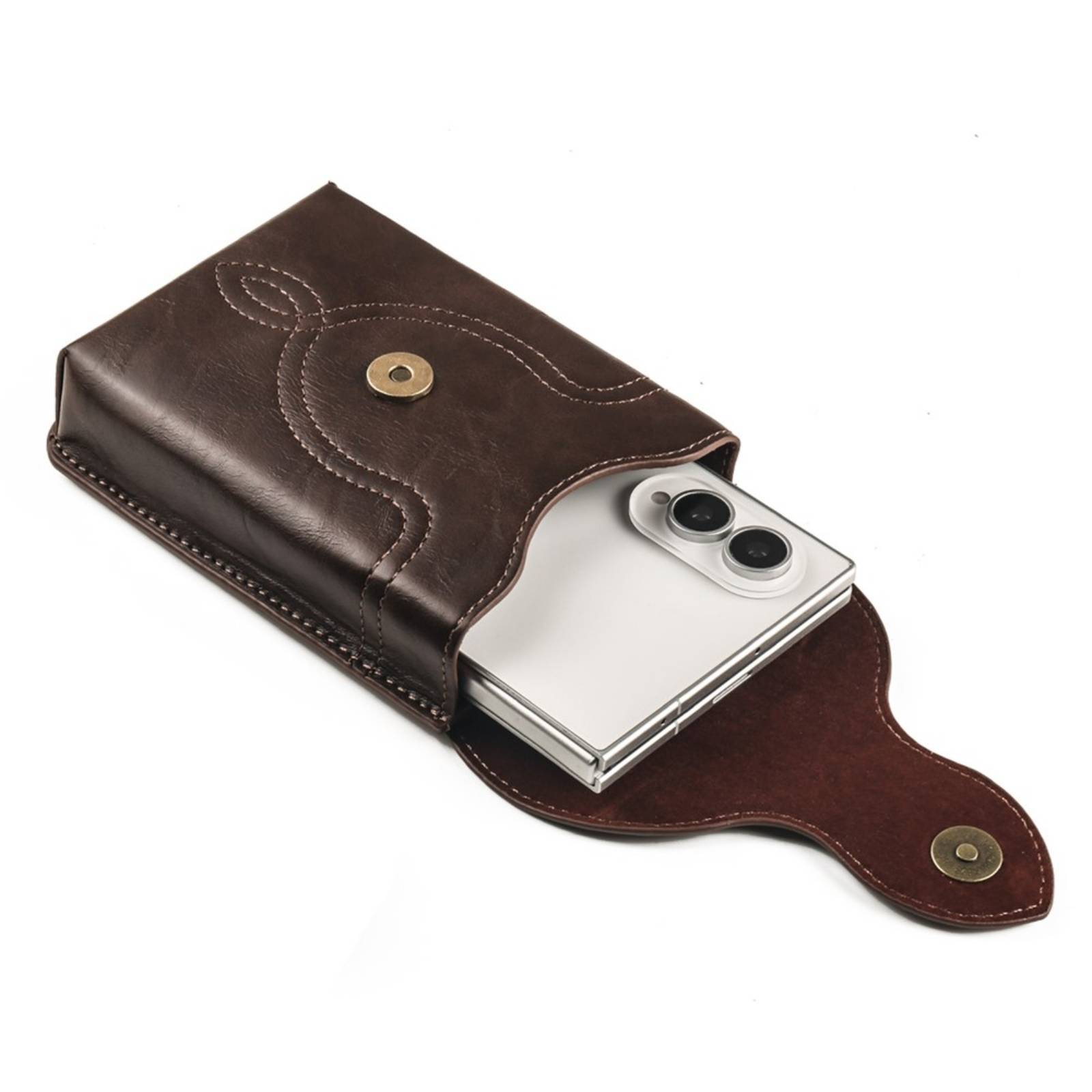 Étui Ceinture Universel en Éco-Cuir avec Bandoulière-0