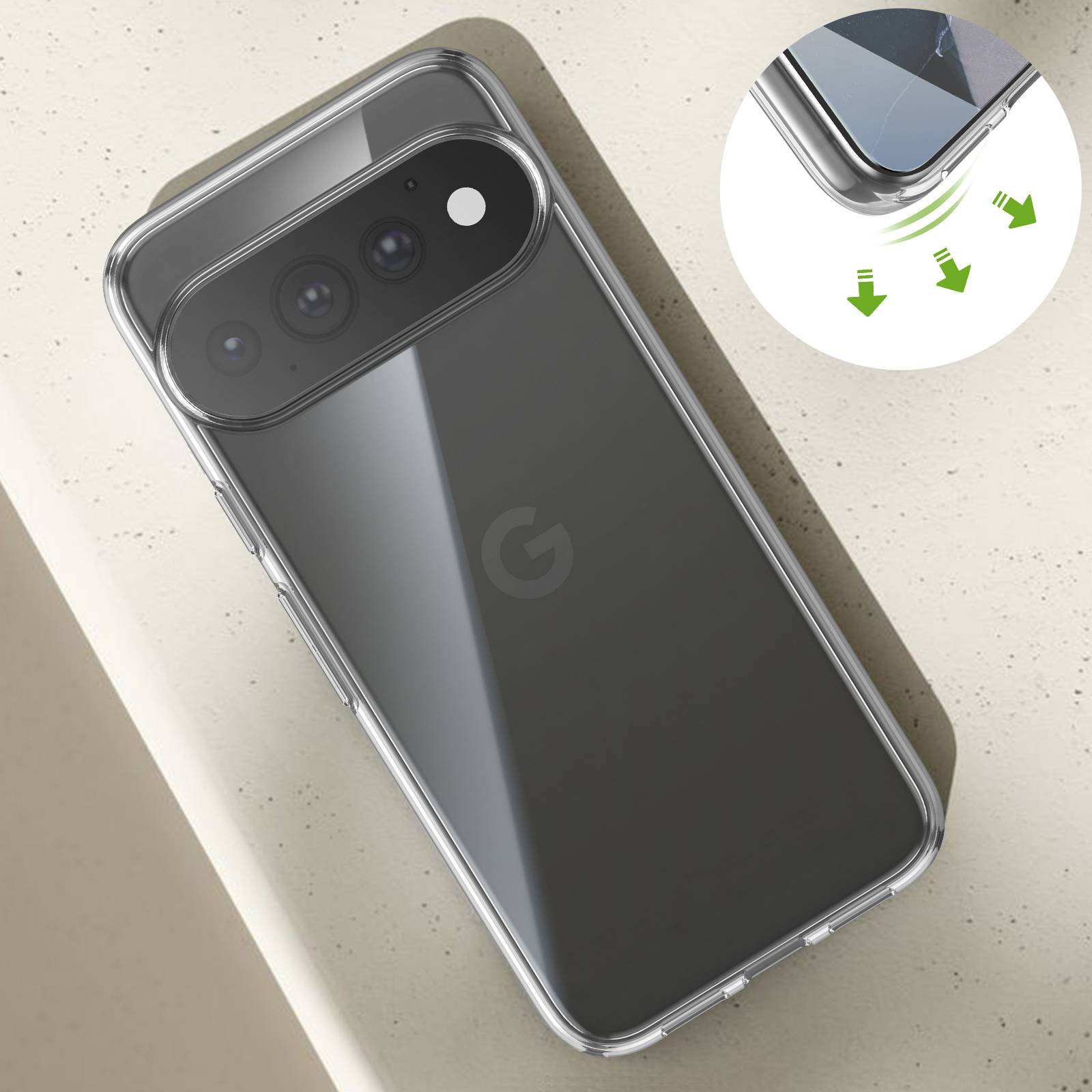 Pack de Protection pour Pixel 11 Pro avec Coque et Verre Trempé-4