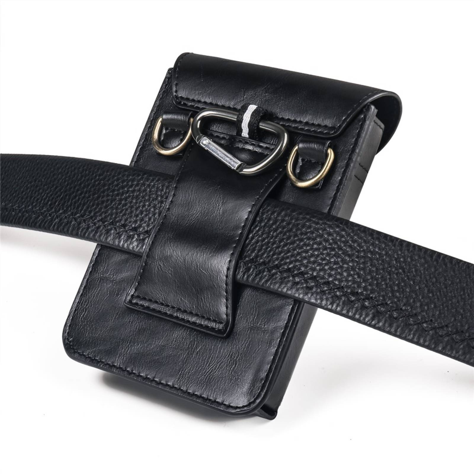 Étui Ceinture pour Smartphone Format Fold en Éco-Cuir avec Bandoulière-1