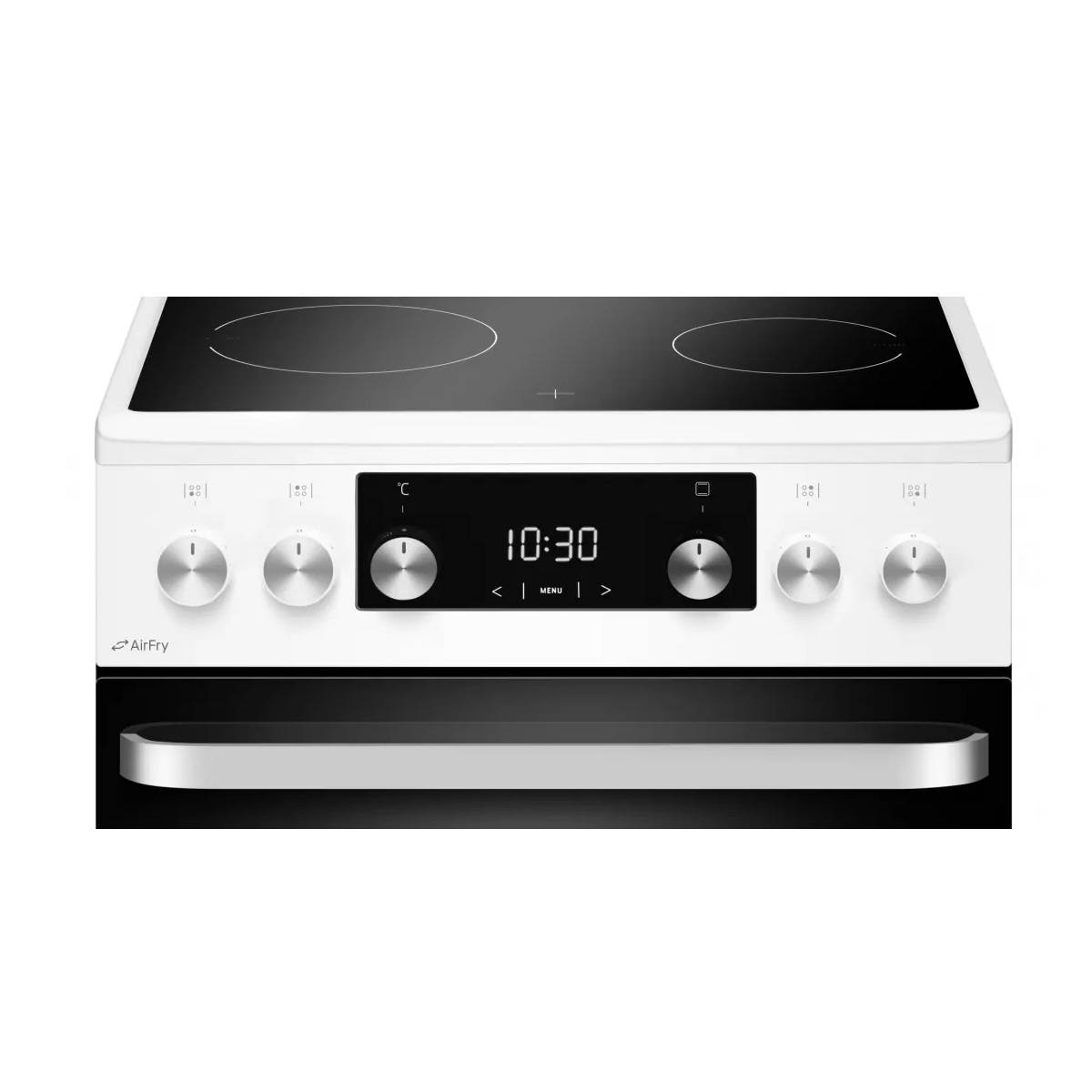 Cuisinière Vitrocéramique 65l 4 Feux Blanc Amica ACV605RB-3