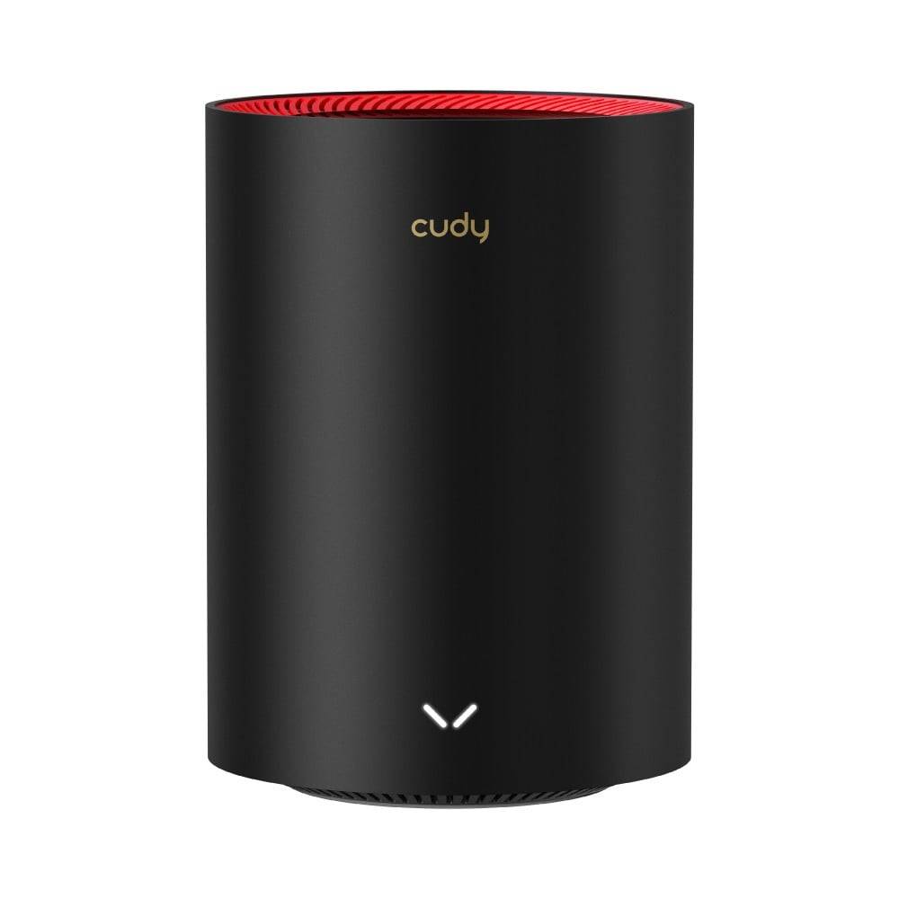 Cudy M3000 3-Pack Bi-bande (2,4 GHz / 5 GHz) Wi-Fi 6 (802.11ax) Noir, Rouge 1 Interne-0