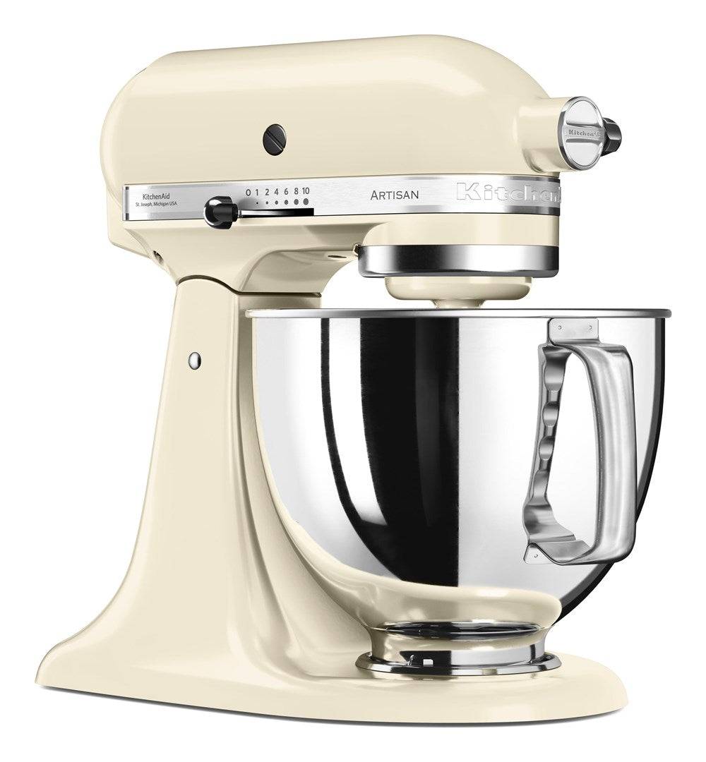 Robot Sur Socle 4,8l 300w Crème Kitchenaid 5ksm125eac-3