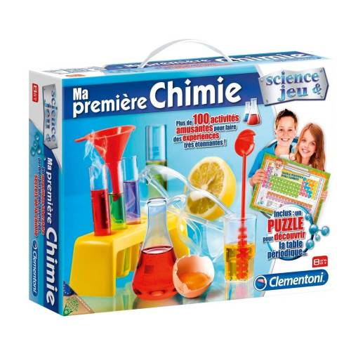 Coffret scientifique Ma première chimie Clementoni-0