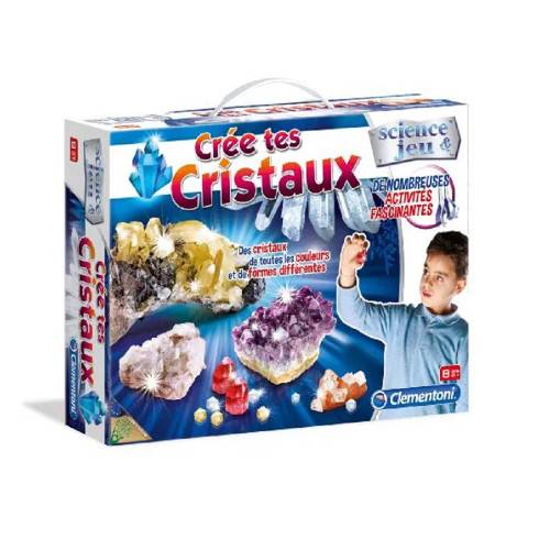 Coffret scientifique Crée tes Cristaux Clementoni-0