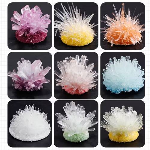 Coffret scientifique Crée tes Cristaux Clementoni-1