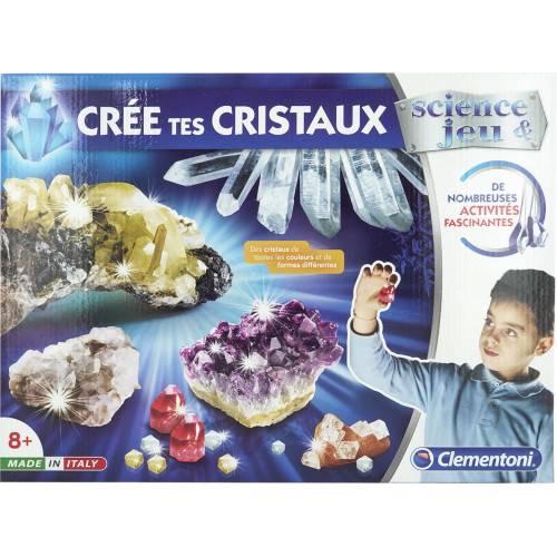 Coffret scientifique Crée tes Cristaux Clementoni-4