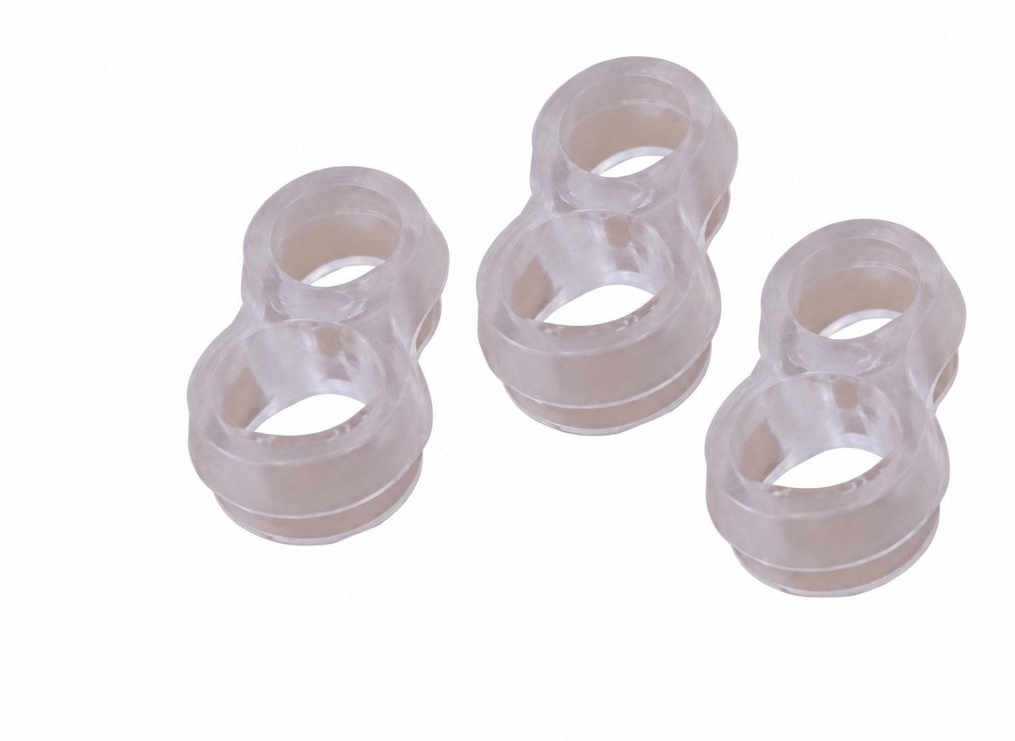 Lot de 5 butées transparentes pour poignée de porte, protection murale anti-choc LPP BA700 Clair-0