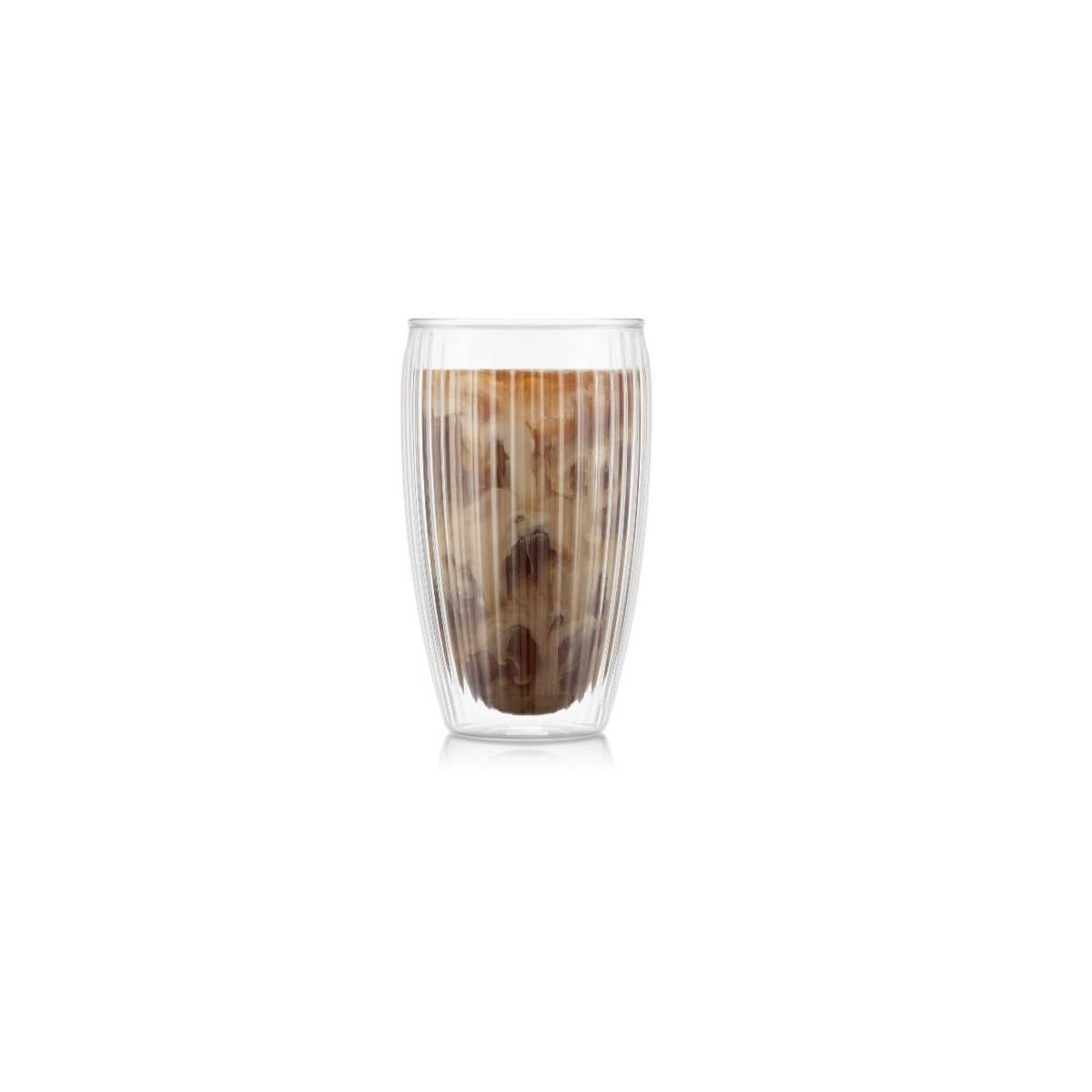 Set De 2 Verres Double Paroi 45cl Pavina Striés Bodum 12250-10-1