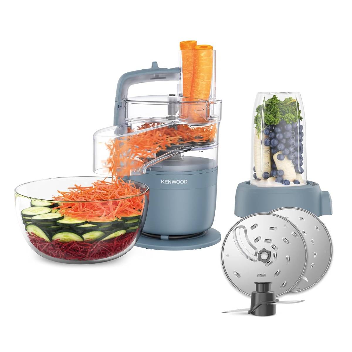 Robot Multifonctions 1.3l 900w Vert Eucalyptus Kenwood FDP23380GR-1