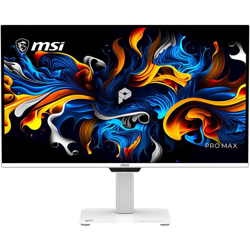 MSI Pro MAX 271UPXW12G, 67,3 cm (26.5"), 3840 x 2160 pixels, Full HD Ultra large, QD-OLED, 0,03 ms, Blanc-1