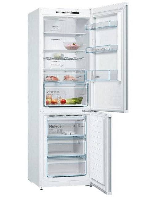 Réfrigérateur Combiné 60cm 324l Nofrost Blanc Bosch kgn36vwed-1