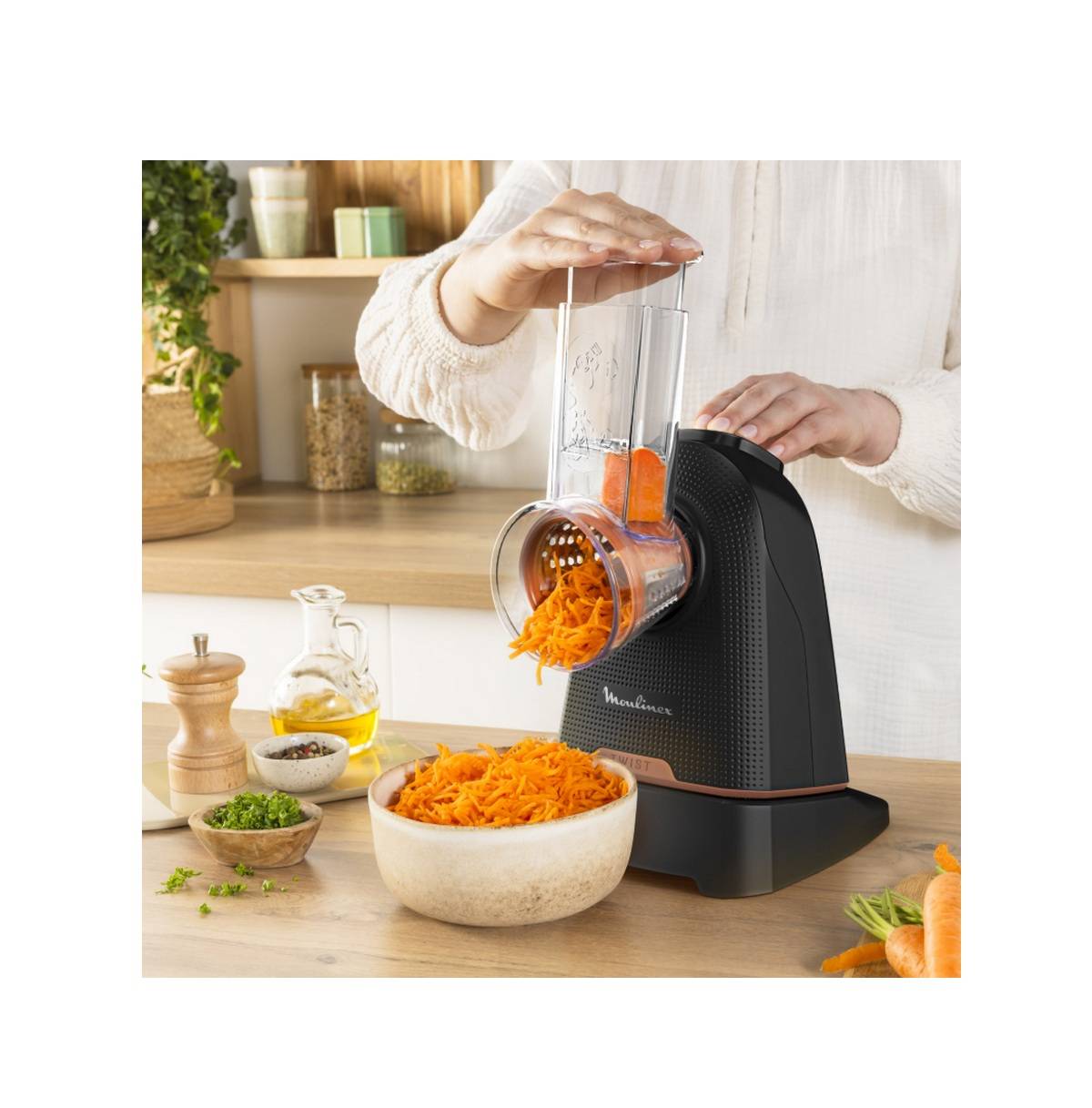 Découpe-légumes 150w Noir Moulinex DK8638E0-2