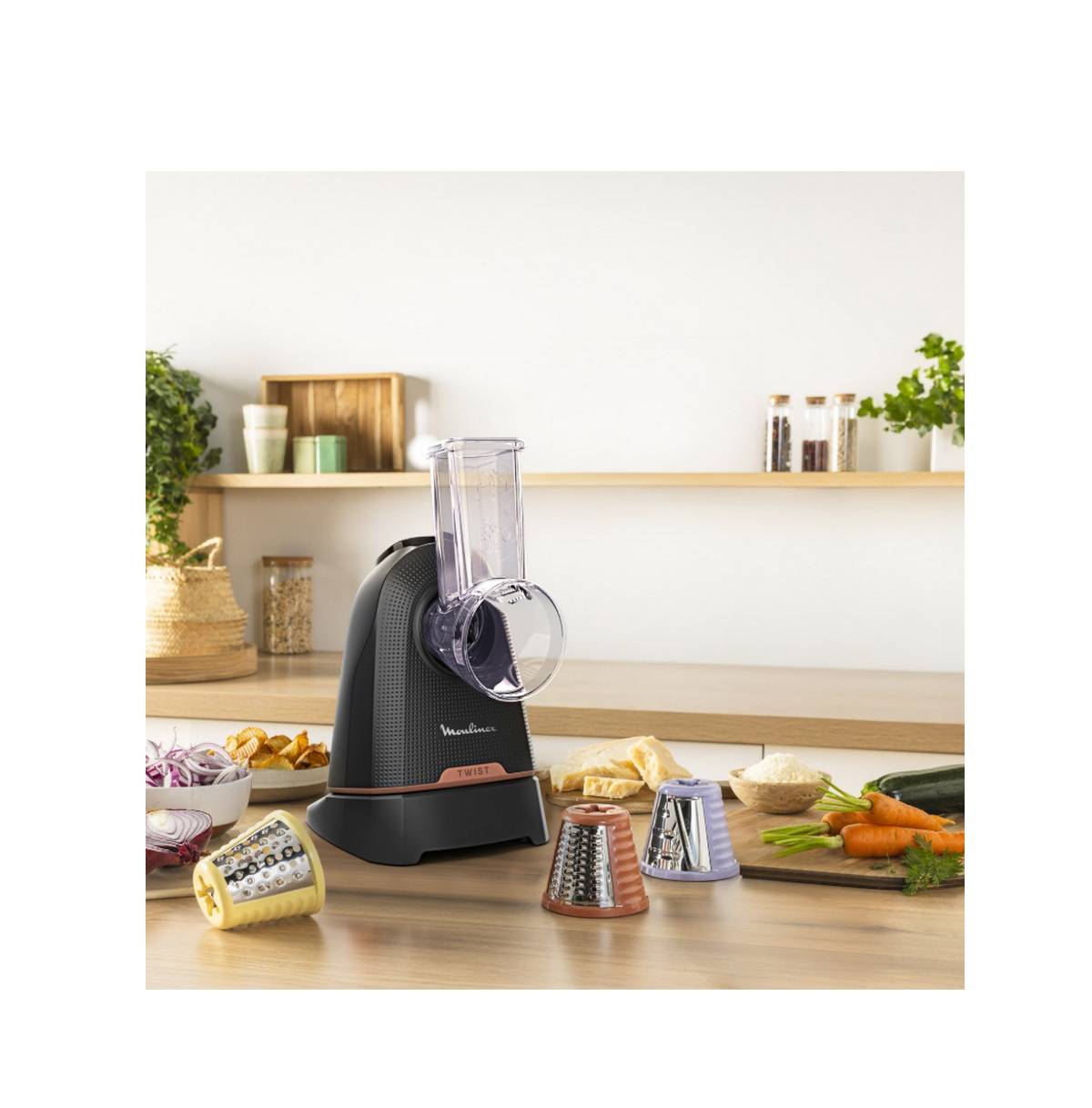 Découpe-légumes 150w Noir Moulinex DK8638E0-3