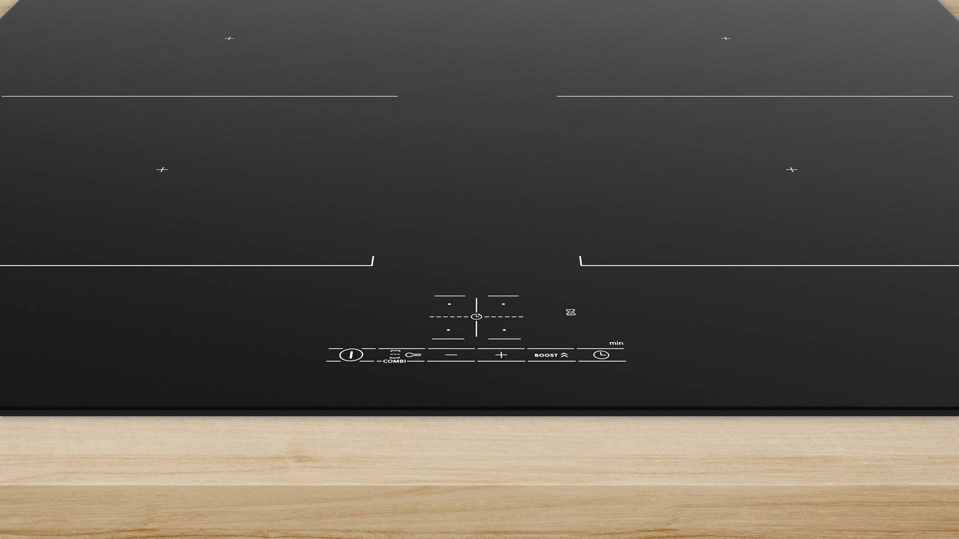 Table De Cuisson Induction 60cm 4 Feux 7400w Noir Bosch PVQ611BB6E-1