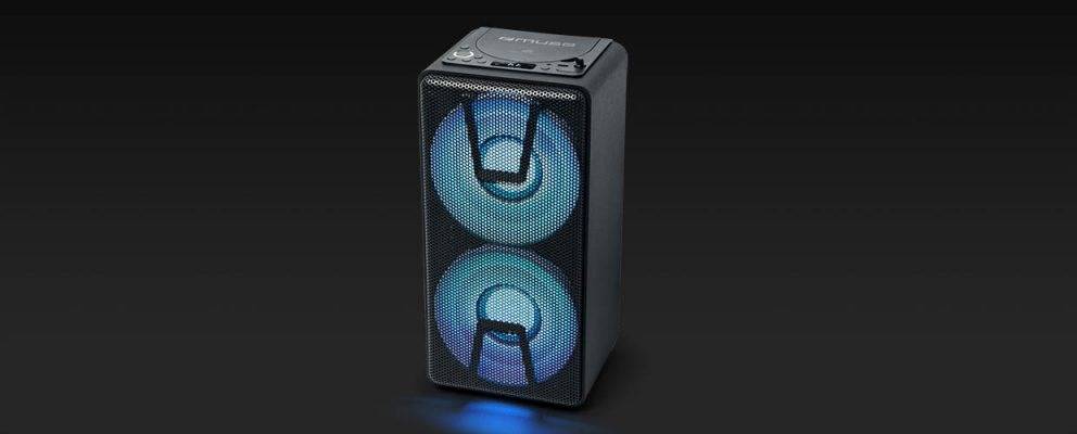 Mini-chaîne 150w Noir Avec Bluetooth Muse m1820dj-1