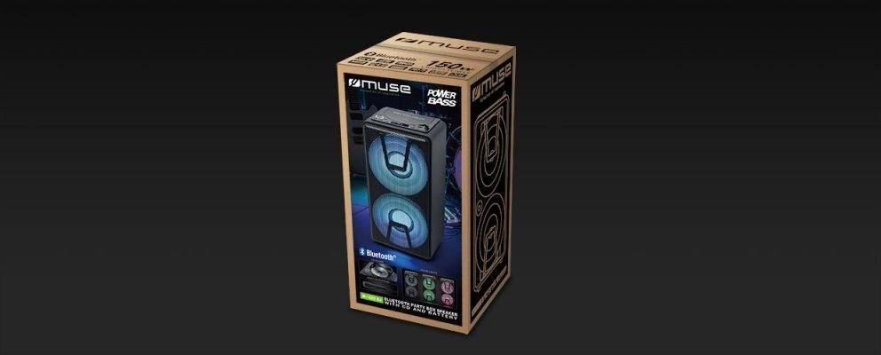 Mini-chaîne 150w Noir Avec Bluetooth Muse m1820dj-4