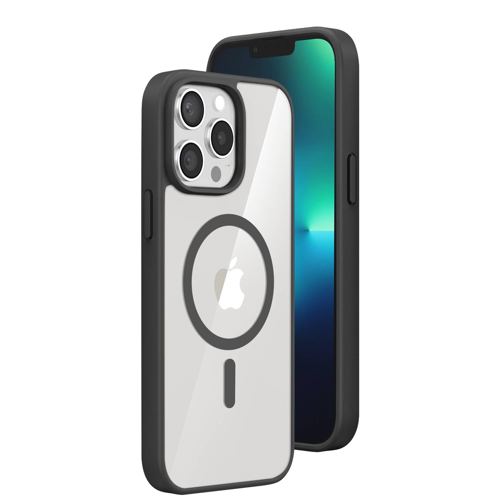 Coque MagSafe pour iPhone 13 Pro Max avec Contour Souple et Caméra Surélevée-1