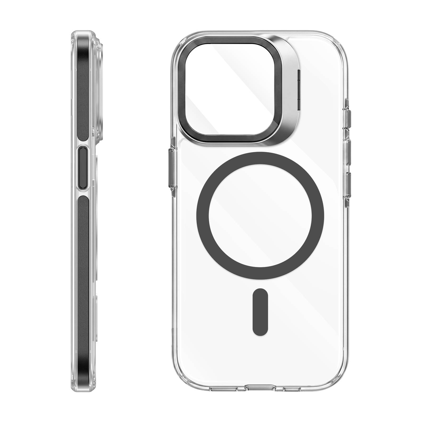 Coque MagSafe pour iPhone 13 Pro Max Série Hooke avec Cache Caméra Stand-4