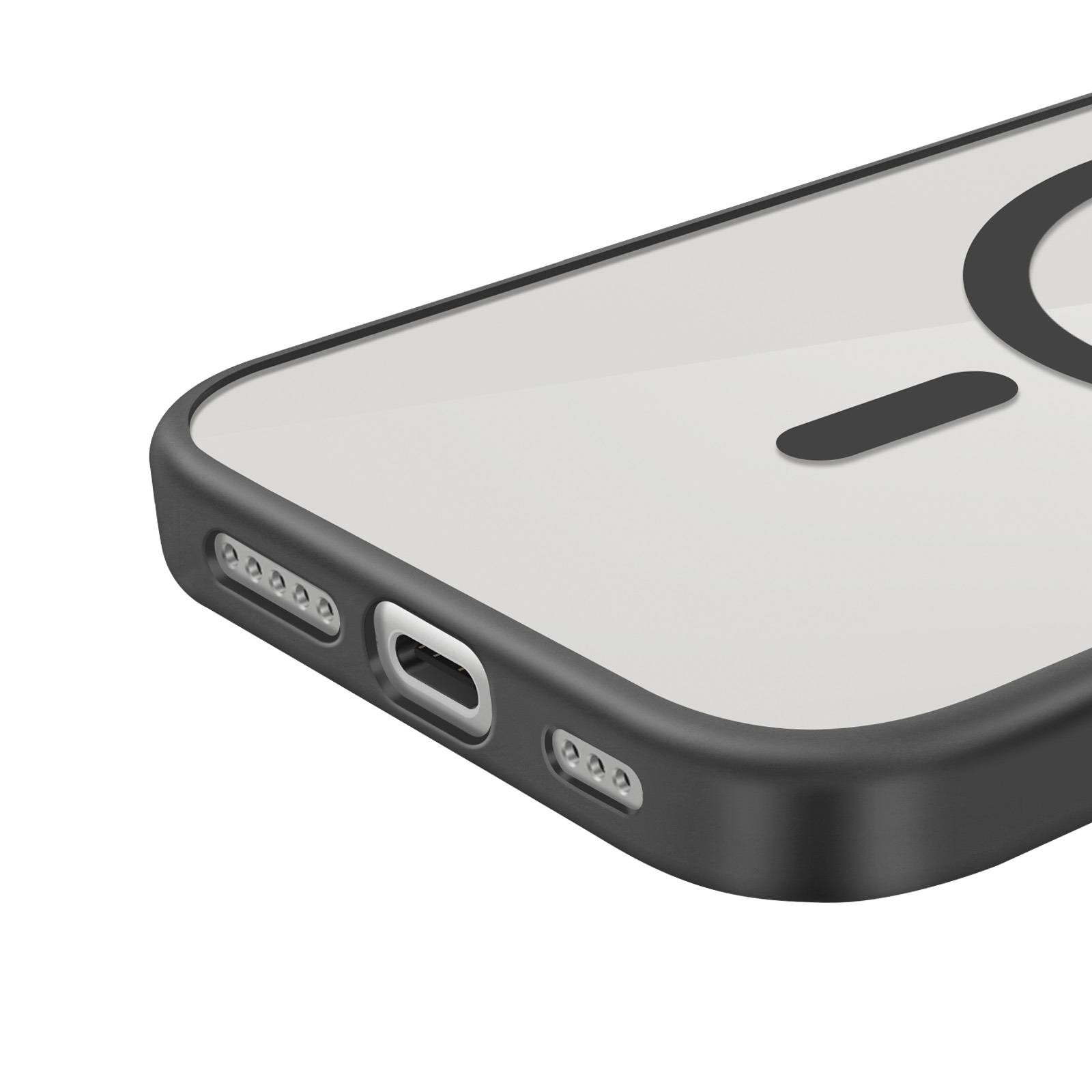 Coque MagSafe pour iPhone 13 Pro Max avec Contour Souple et Caméra Surélevée-4