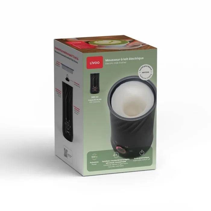 Mousseur à Lait 500w 0.3l Noir Livoo DOD226N-4