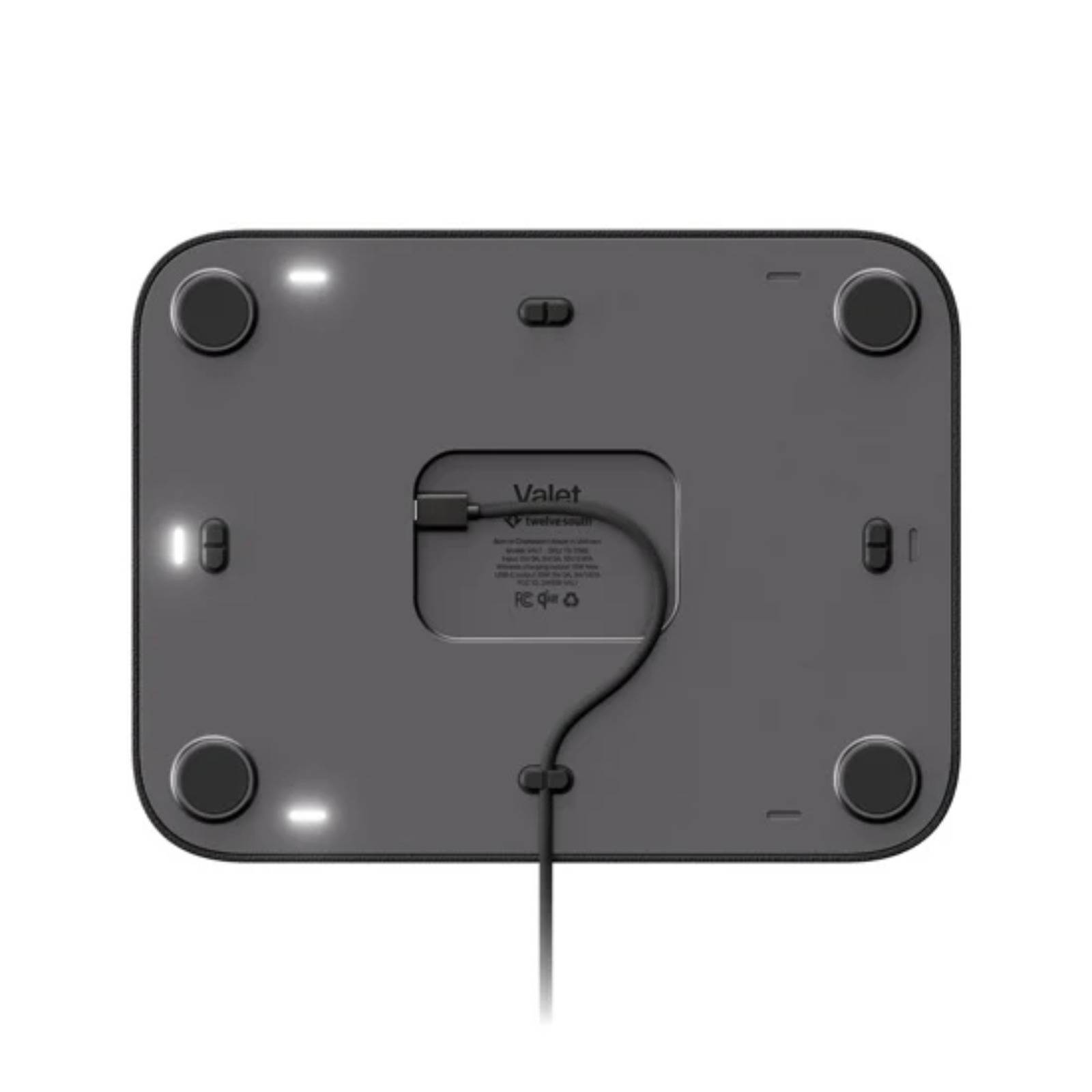 Chargeur sans Fil Qi2 Valet Large 25W avec Port USB-C et Plateau Intégré-1