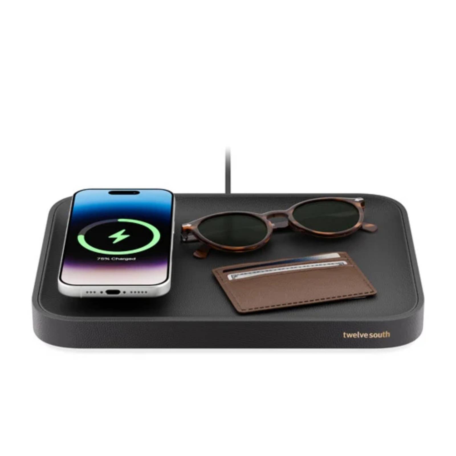 Chargeur sans Fil Qi2 Valet Large 25W avec Port USB-C et Plateau Intégré-4