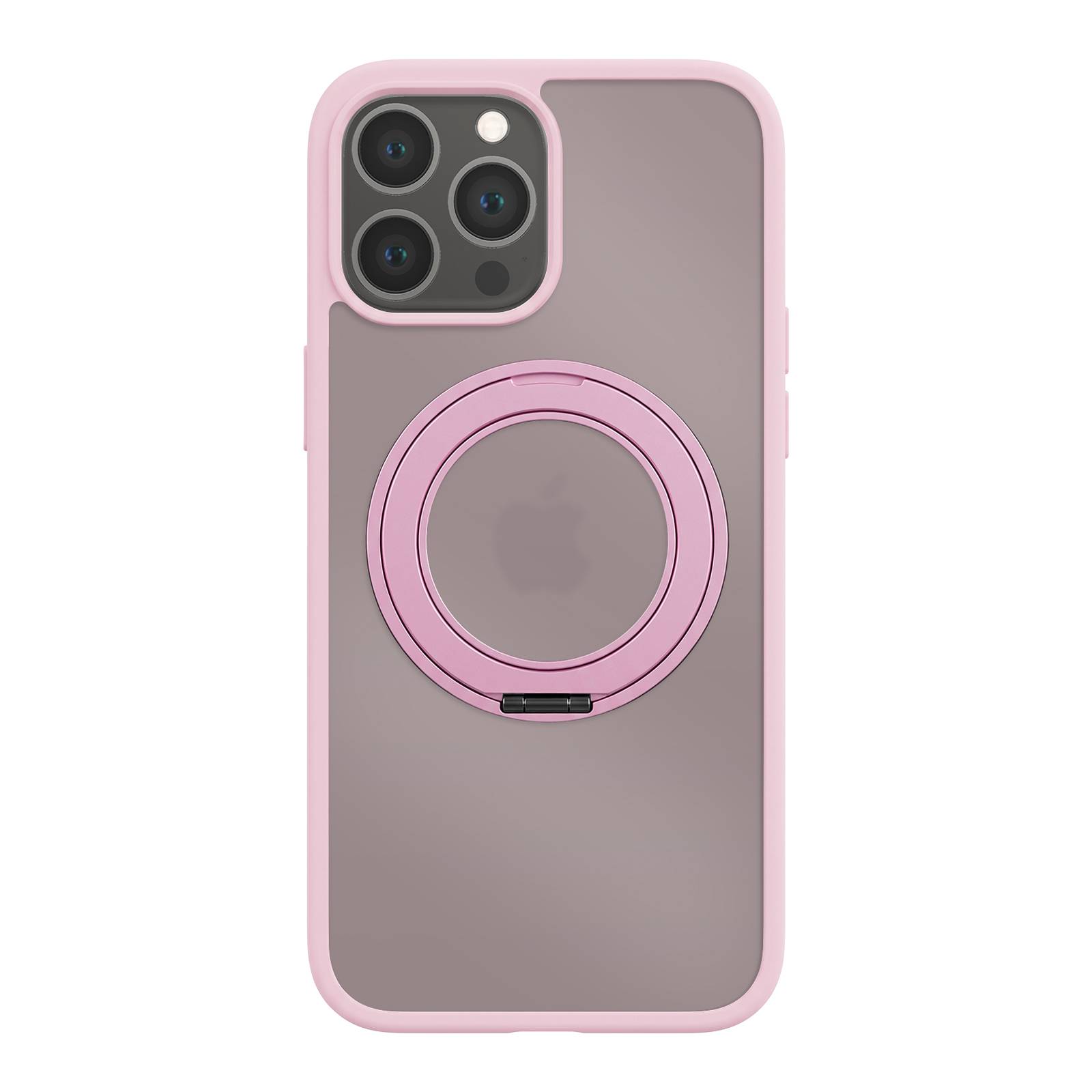 Coque MagSafe pour iPhone 13 Pro Max Design Hybride avec Anneau de Support-1