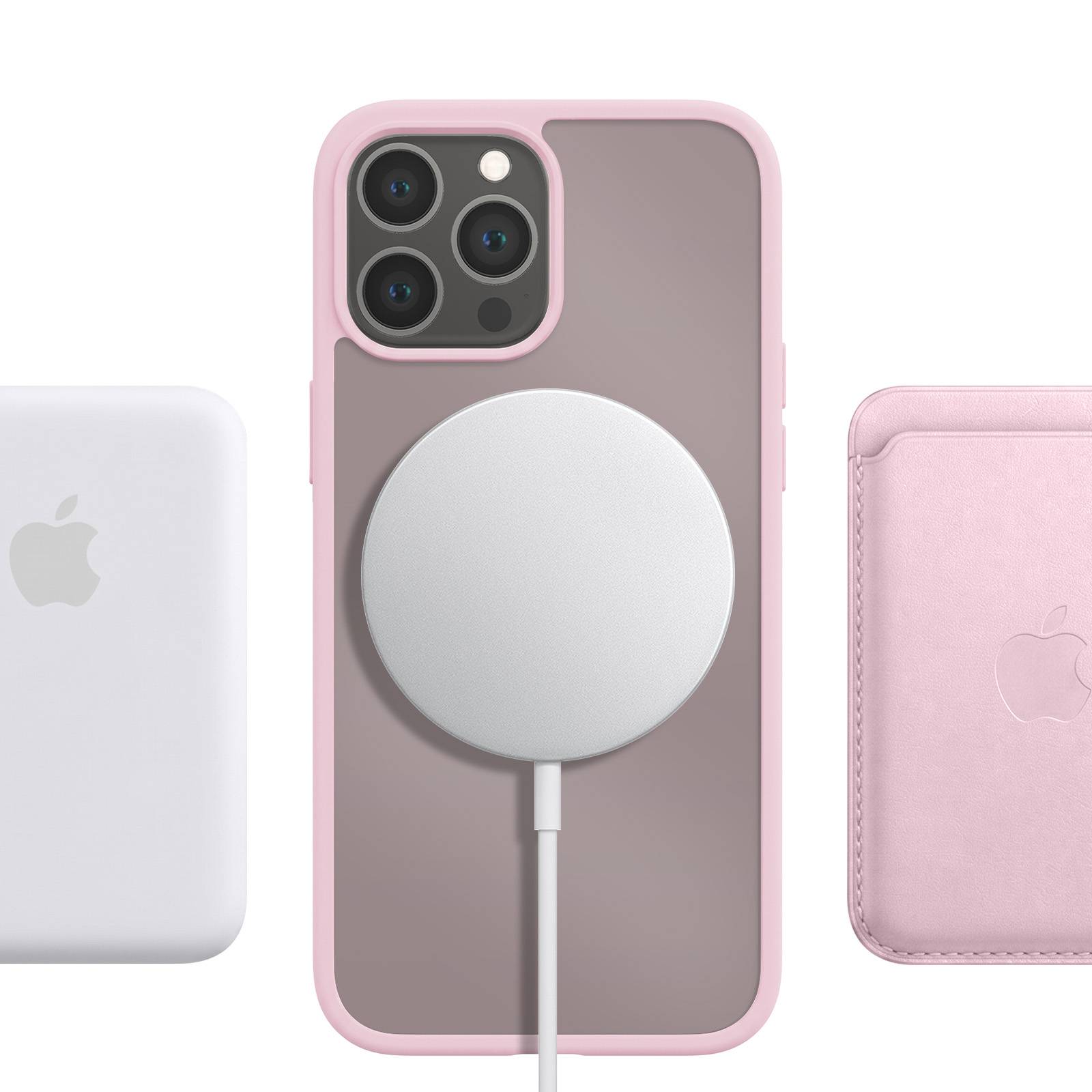 Coque MagSafe pour iPhone 13 Pro Max Design Hybride avec Anneau de Support-3