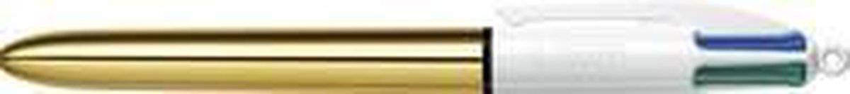 Bic 4 Couleurs Or Stylo Polyvalent 4 Couleurs, Corps Doré élégant - Bic-0