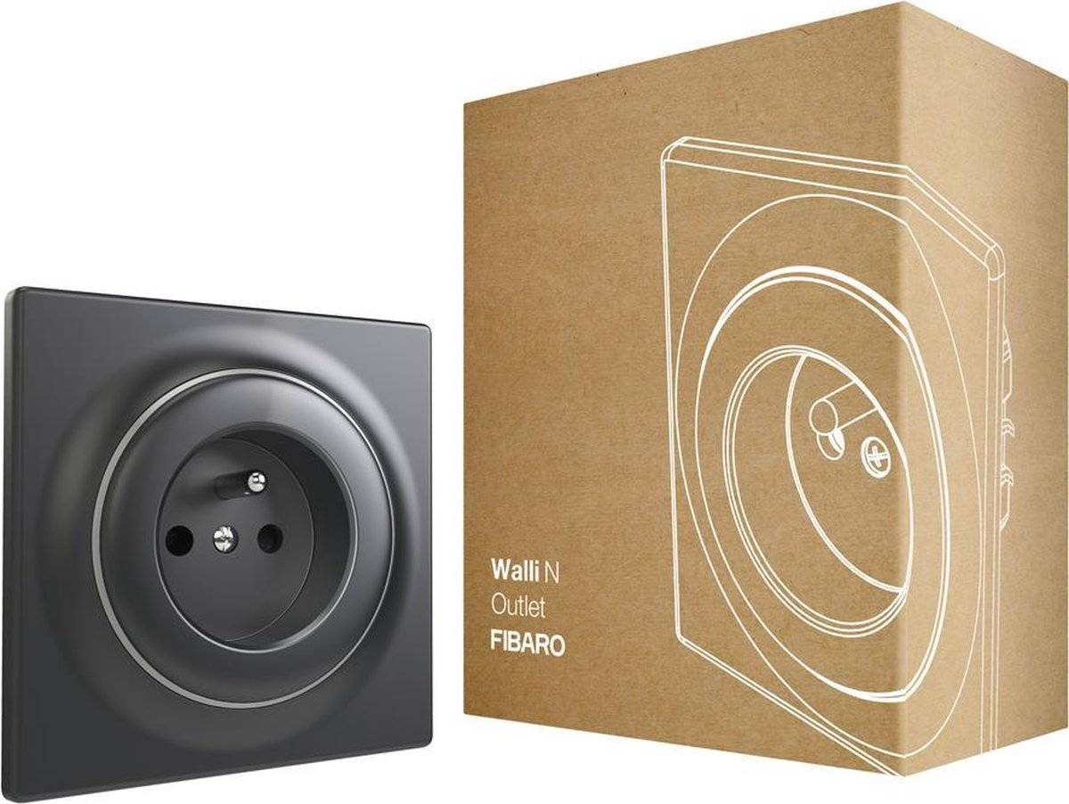 Prise murale blanche 16 A Walli N Outlet - Fibaro-0