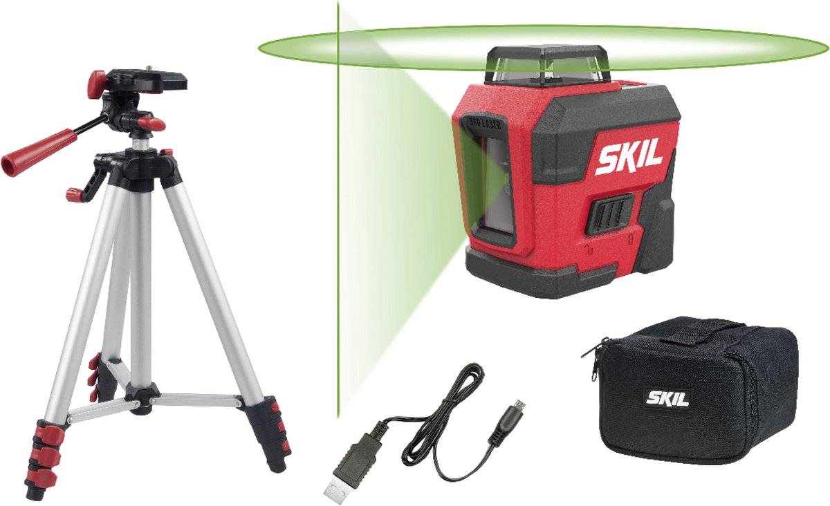 Laser Croix 360° Skil Nivellement Laser 360° Précis - Skil-0