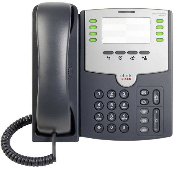 Cisco SPA501G Téléphone VoIP filaire VoIP fonction mains libres noir