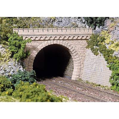 Entrée de tunnel Auhagen 41 587  2 voies modèle en plastique H0 1 set