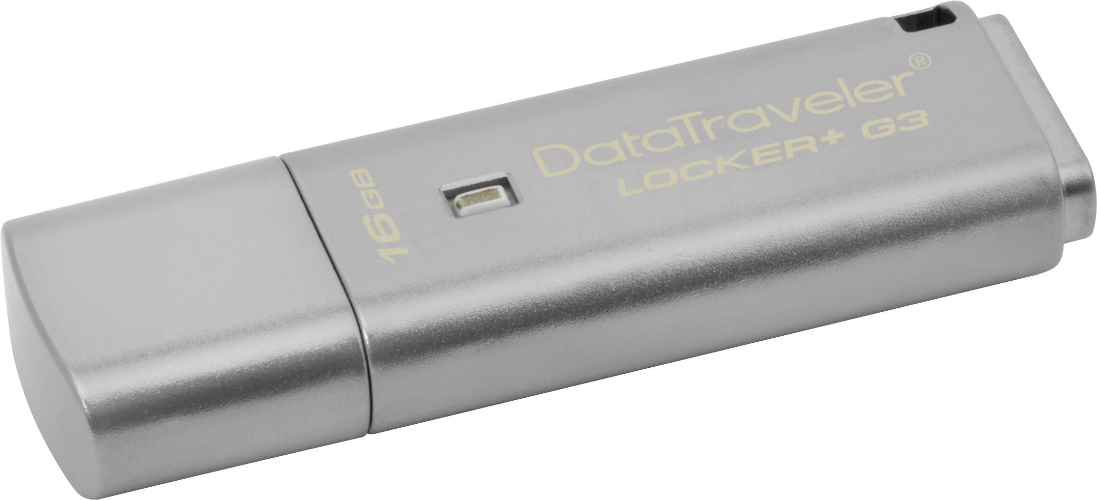Kingston DataTraveler Locker+ G3 Clé USB 16 GB argent 341854 USB 3.1 (Gen 1)-3