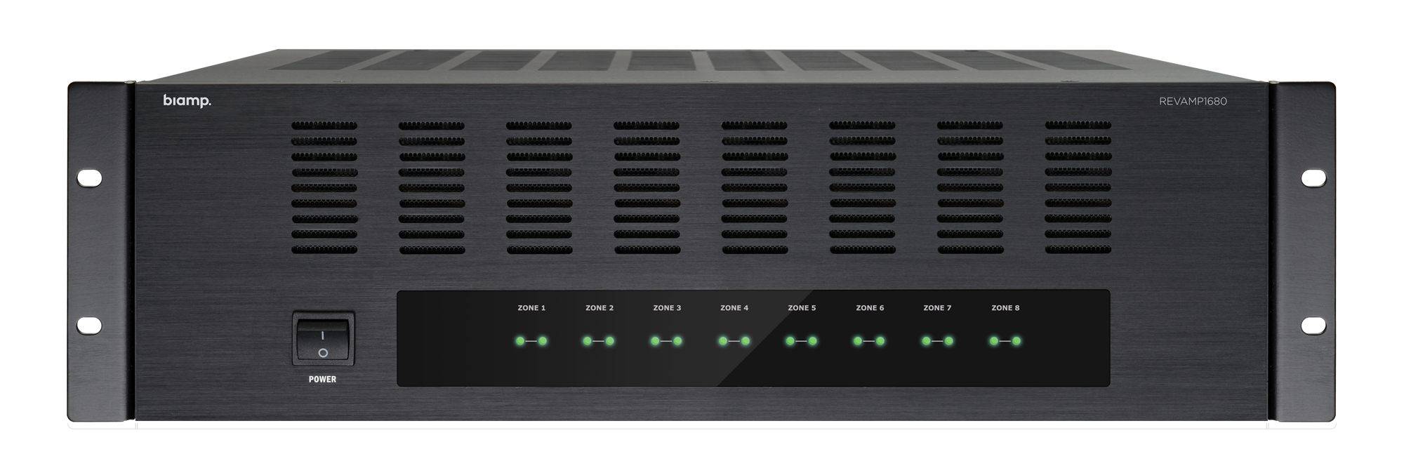 Biamp Professional 16 Channel Class-D Power Amplifier (16x 100W/4 Ohms)-2