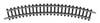 (N) Voie Minitrix T14922 Rail courbe