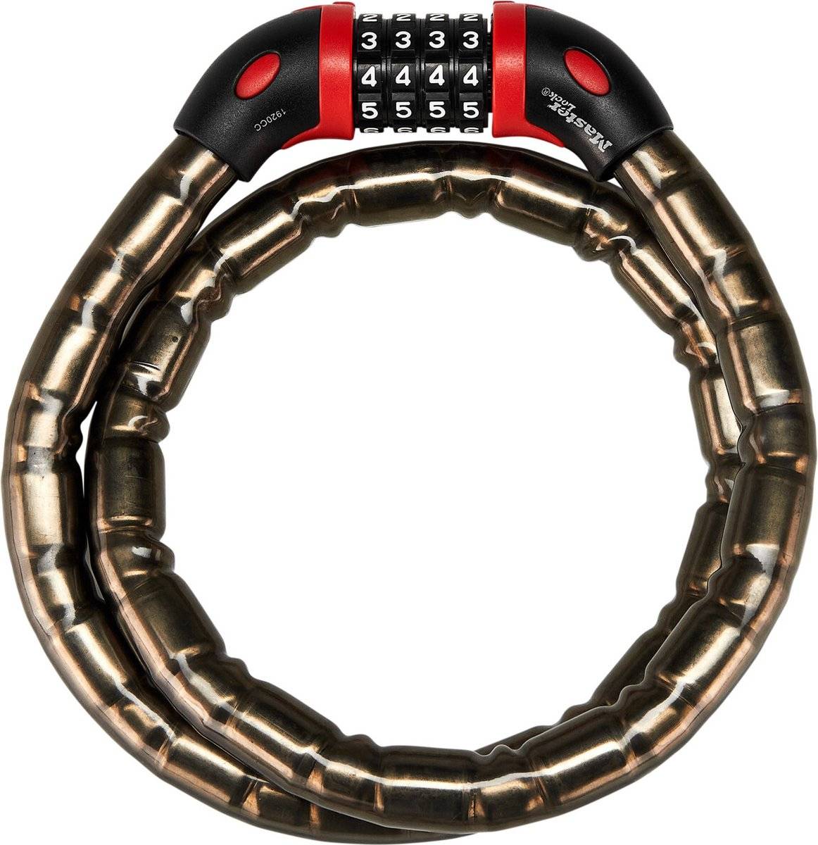 MASTER LOCK Cable Antivol Vélo [1 m Câble] [Combinaison] [Extérieur] 8226EURDPRO-0