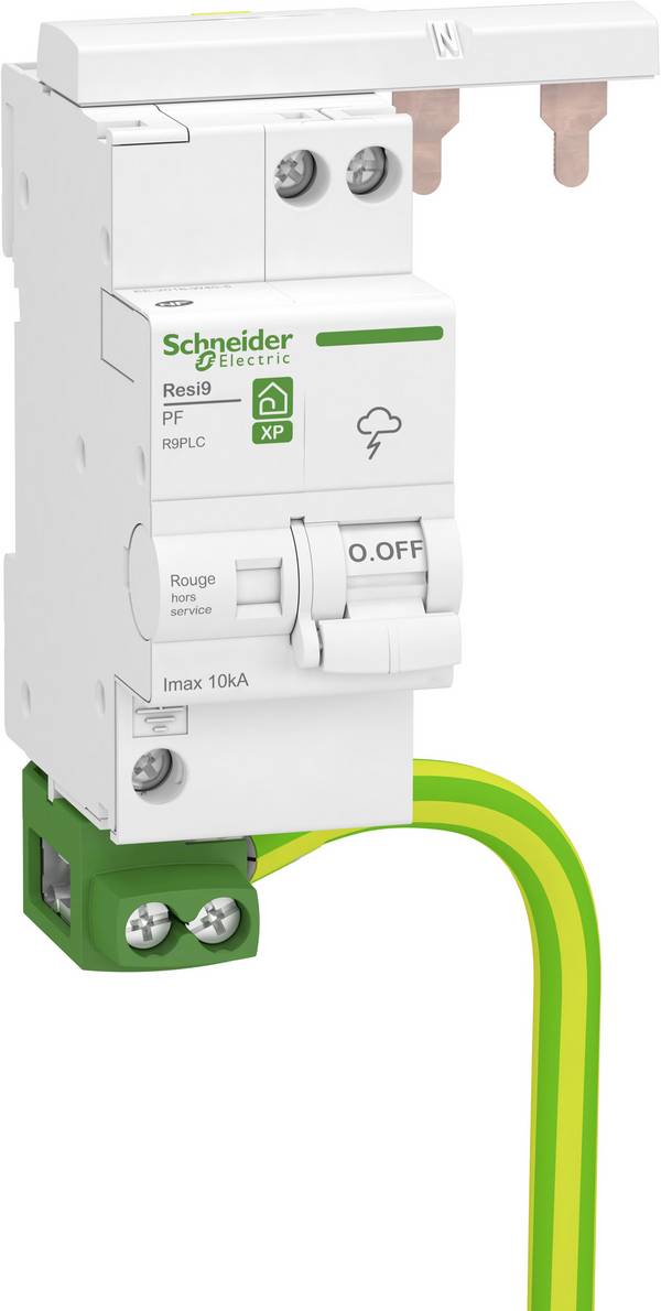 Parafoudre modulaire monophasé Schneider Resi9 - R9PLC