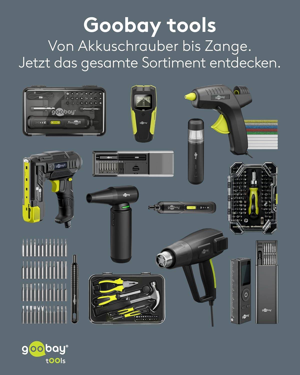 Compresseur à batterie Goobay – Pompe à air portable jusqu'à 10 bars / 150 psi-6