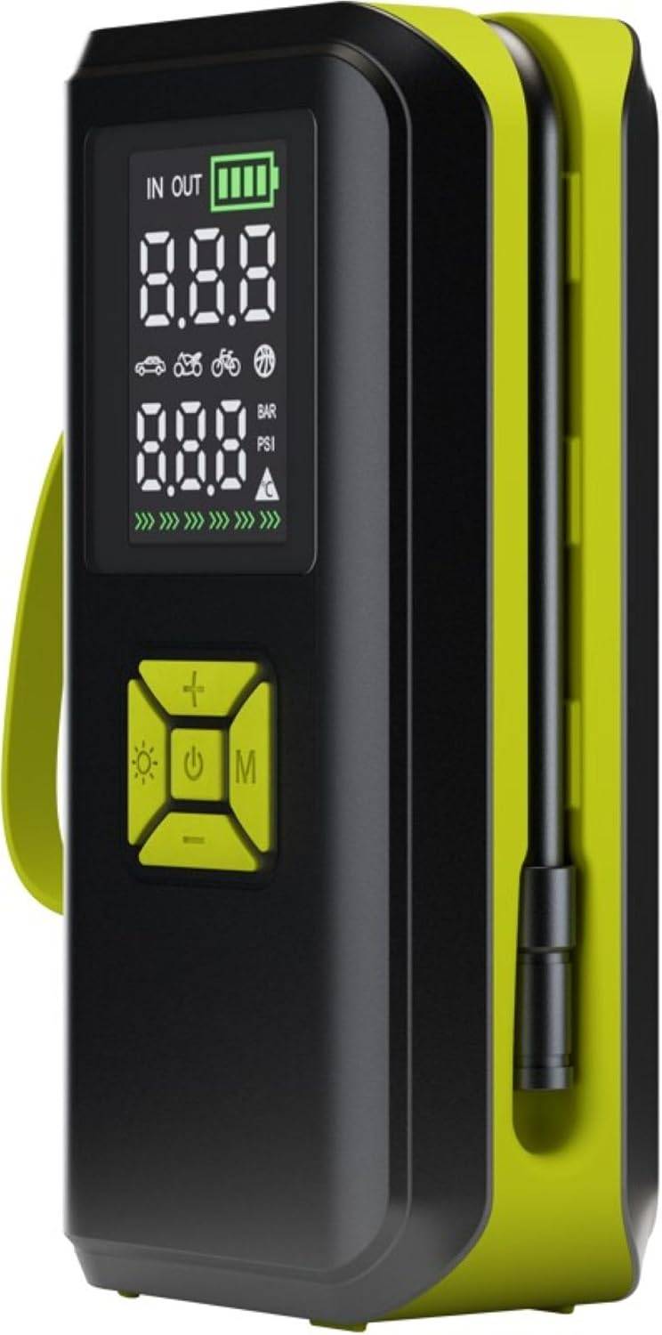 Compresseur à batterie Goobay – Pompe à air portable jusqu'à 10 bars / 150 psi-0