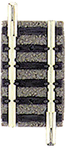 Rail droit Fleischmann 9104 (N) Voie Fleischmann piccolo (avec ballast) 1 pc(s)