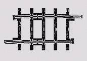 (H0) Voie K Märklin (sans ballast) 2293 Rail droit 41.3 mm 10 pc(s)