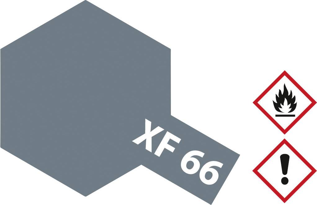 Hexagone gris portant 'XF 66', à côté des symboles : une flamme et un point d'exclamation représentant le danger et l'avertissement.