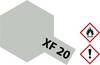 Tamiya Peinture acrylique gris moyen (mat) XF-20 récipient en verre 23 ml