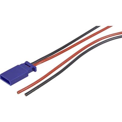 Câble avec fiche pour batterie Modelcraft 59189 [1x Futaba mâle - 1x extrémité(s) ouverte(s)] 30.00 cm 0.50 mm² 