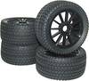 Roues complètes Street pour Buggy Reely RA093SBA1 12 rayons noir 1:8 4 pc(s)