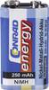 Conrad energy 6LR61 Pile rechargeable 6LR61 (9V) NiMH 250 mAh 8.4 V 1 pc(s)