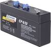 Batterie au plomb 6 V 1.2 Ah Conrad energy CE6V/1,2Ah plomb (AGM) (l x H x P) 97 x 51 x 25 mm cosses plates 4,8 mm sans entretien