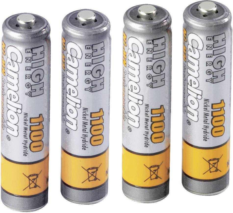 Pile rechargeable LR3 (AAA) NiMH 1.2 V Camelion 170713 1100 mAh 4 pc(s
